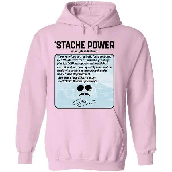 Chase Elliott Thats Not Horsepower Stache Power Signature Hoodie - Image 5