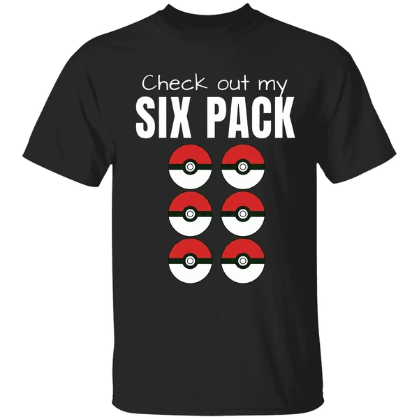 Check Out My Six Pack Pokemon Shirt