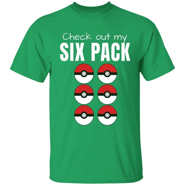 Check Out My Six Pack Pokemon Shirt - Image 2