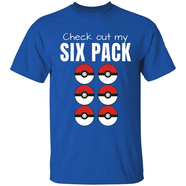 Check Out My Six Pack Pokemon Shirt - Image 8