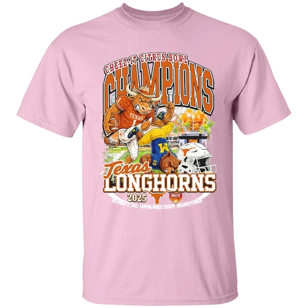 Cheez It Citrus Bowl Champions 2025 Texas Longhorns Shirt - Image 3