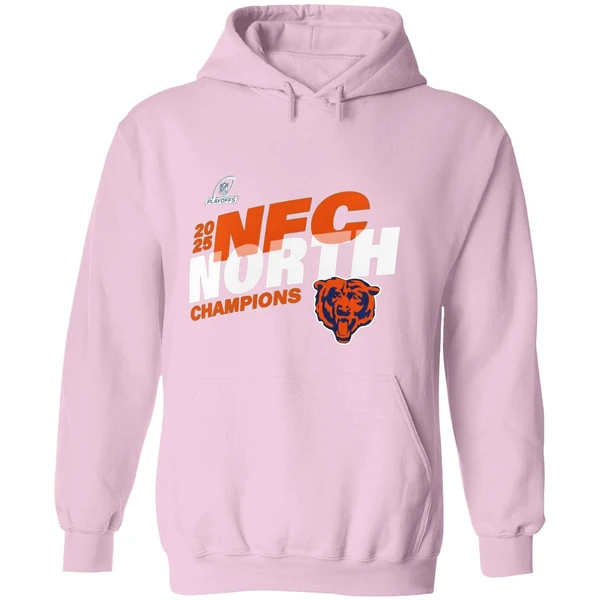 Chicago Bears 2025 Nfc North Division Champions Conquer Hoodie - Image 5