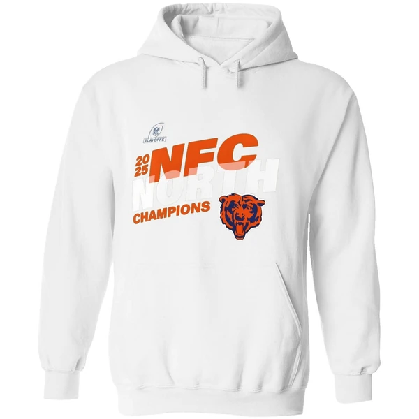 Chicago Bears 2025 Nfc North Division Champions Conquer Hoodie - Image 8