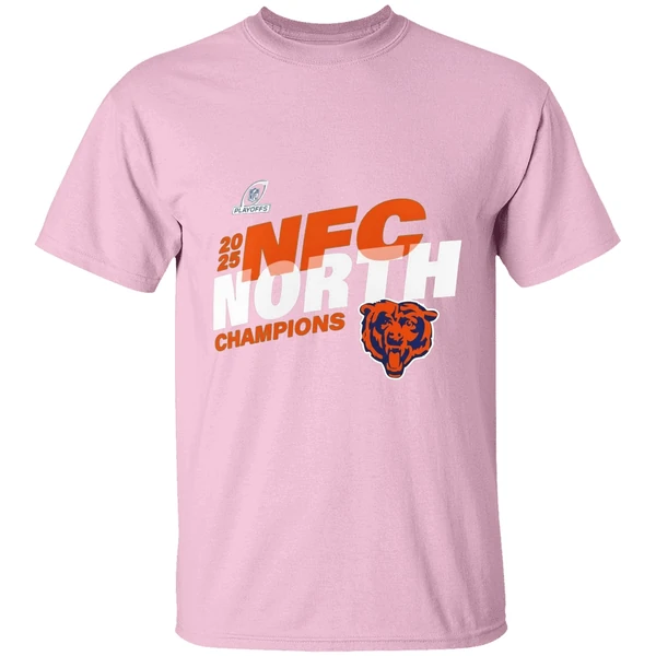 Chicago Bears 2025 Nfc North Division Champions Conquer Shirt - Image 3