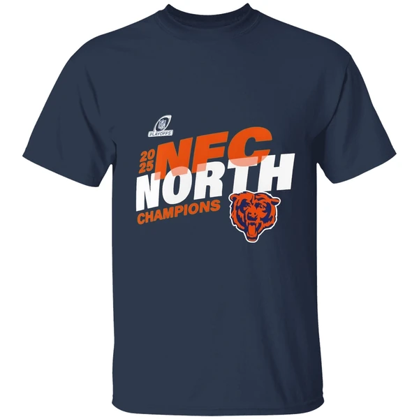 Chicago Bears 2025 Nfc North Division Champions Conquer Shirt - Image 5