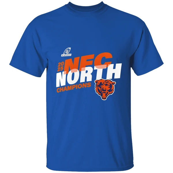 Chicago Bears 2025 Nfc North Division Champions Conquer Shirt - Image 8