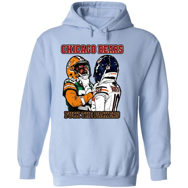 Chicago Bears Fuck The Packers Keisean Nixon And Luther Burden Iii Hoodie - Image 4