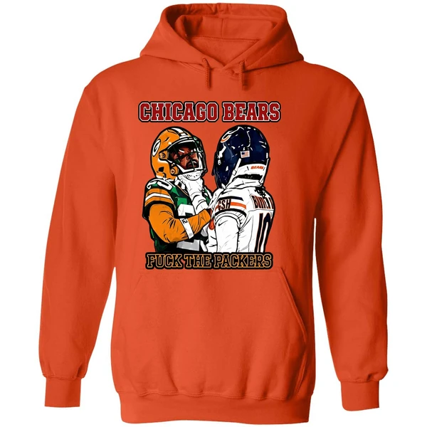 Chicago Bears Fuck The Packers Keisean Nixon And Luther Burden Iii Hoodie - Image 6