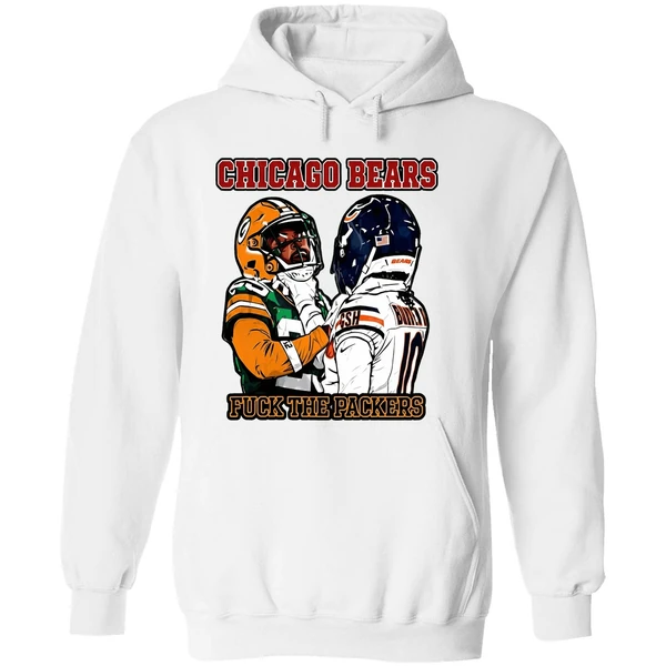 Chicago Bears Fuck The Packers Keisean Nixon And Luther Burden Iii Hoodie - Image 8