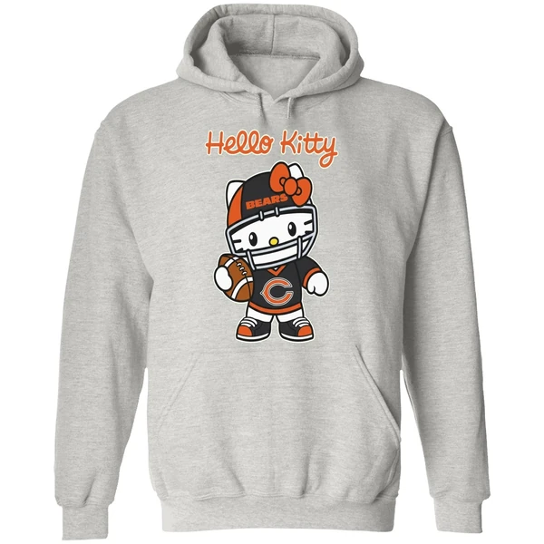 Chicago Bears Hello Kitty Hoodie - Image 9