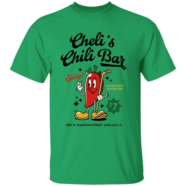 Chicago Blackhawks Chelis Chili Bar Voted Best In The Nhl Shirt - Image 8