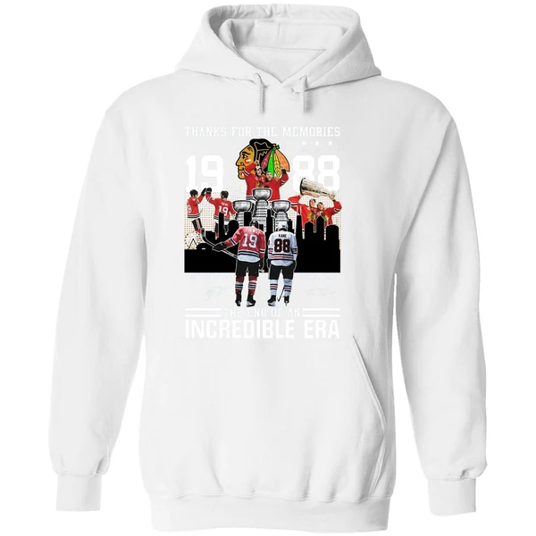 Chicago Blackhawks Jonathan Toews And Patrick Kane Thank For The Memories The End Of An Incredible Era Hoodie - Image 8