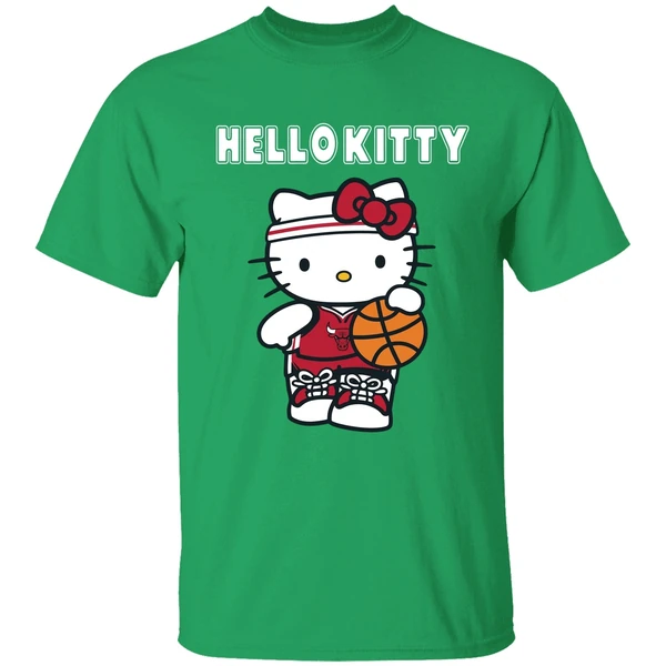 Chicago Bulls Hello Kitty 2026 Nba Game Night Celebrate Shirt - Image 2
