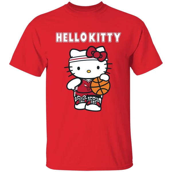 Chicago Bulls Hello Kitty 2026 Nba Game Night Celebrate Shirt - Image 7