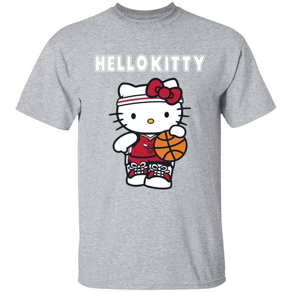 Chicago Bulls Hello Kitty 2026 Nba Game Night Celebrate Shirt - Image 9