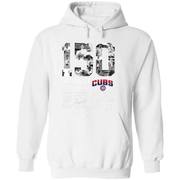 Chicago Cubs 150 Years 1876 2026 Thank You For The Memories Hoodie - Image 8