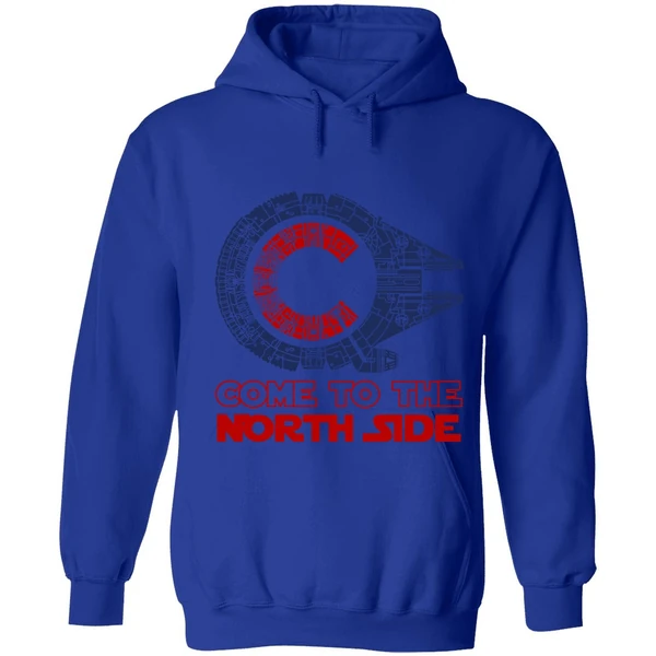 Chicago Cubs Millennium Falcon Come To The North Side Hoodie