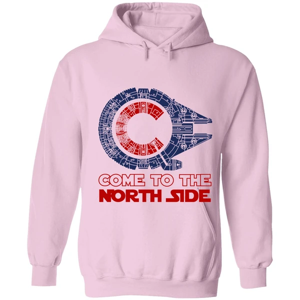 Chicago Cubs Millennium Falcon Come To The North Side Hoodie - Image 4