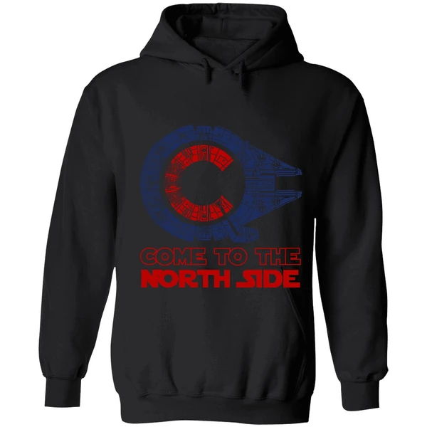 Chicago Cubs Millennium Falcon Come To The North Side Hoodie - Image 8