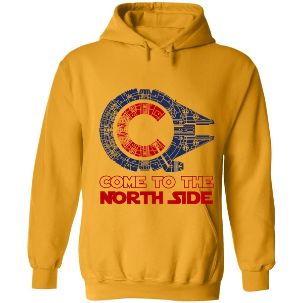 Chicago Cubs Millennium Falcon Come To The North Side Hoodie - Image 9