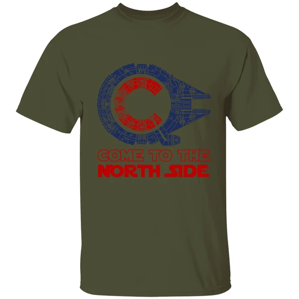 Chicago Cubs Millennium Falcon Come To The North Side Shirt - Image 3