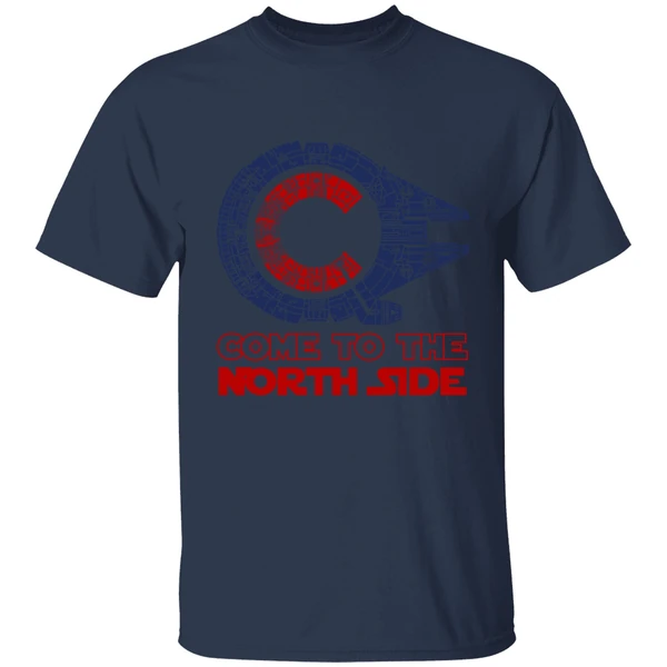 Chicago Cubs Millennium Falcon Come To The North Side Shirt - Image 4
