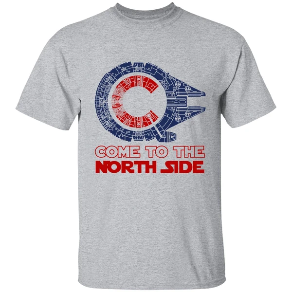 Chicago Cubs Millennium Falcon Come To The North Side Shirt - Image 8