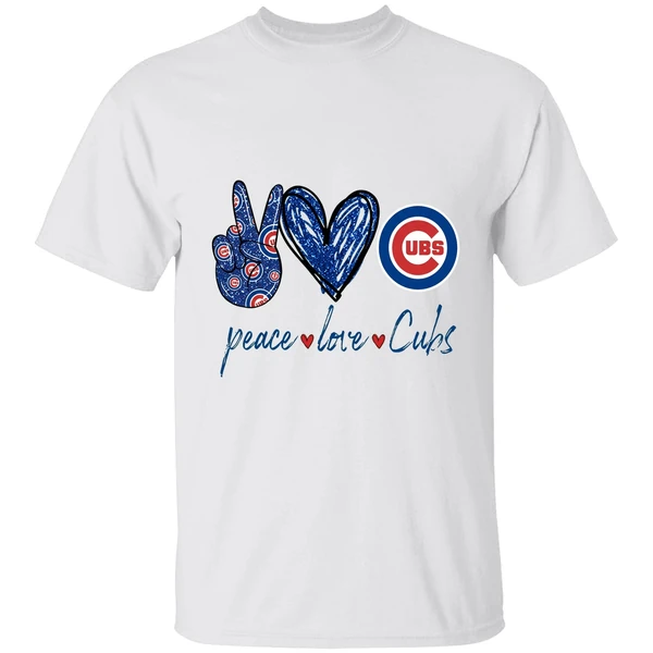 Chicago Cubs Peace Love Cubs Shirt
