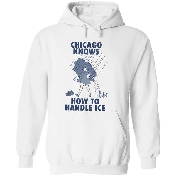 Chicago Knows How To Handle Ice Morton Salt Hoodie - Image 8