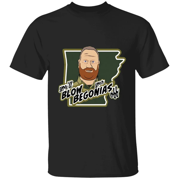 Chief Bradley Taylor Hazen Police Youll Blow Your Begonias Off Shirt