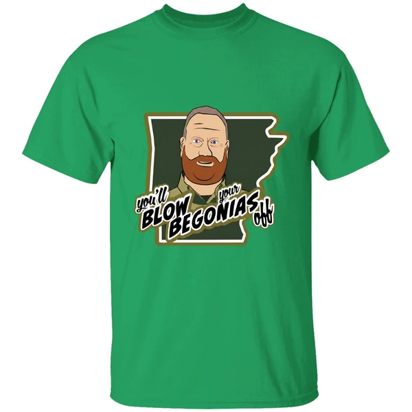 Chief Bradley Taylor Hazen Police Youll Blow Your Begonias Off Shirt - Image 2