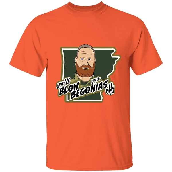 Chief Bradley Taylor Hazen Police Youll Blow Your Begonias Off Shirt - Image 6