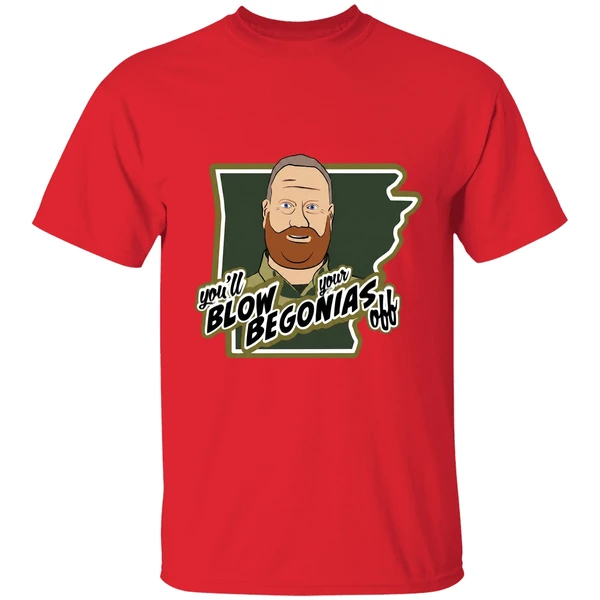 Chief Bradley Taylor Hazen Police Youll Blow Your Begonias Off Shirt - Image 7