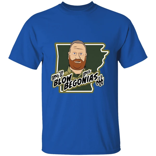 Chief Bradley Taylor Hazen Police Youll Blow Your Begonias Off Shirt - Image 8