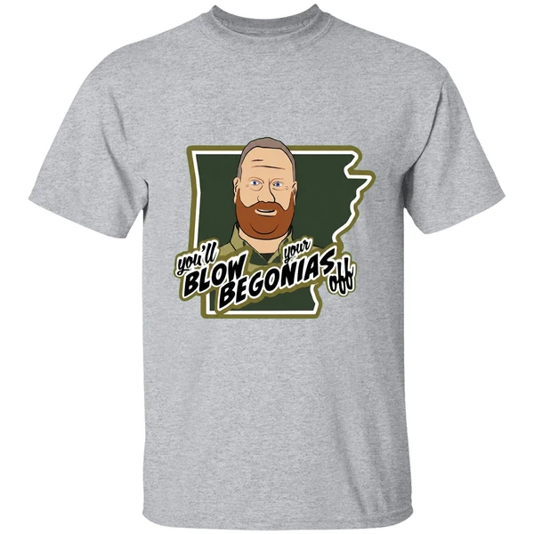 Chief Bradley Taylor Hazen Police Youll Blow Your Begonias Off Shirt - Image 9