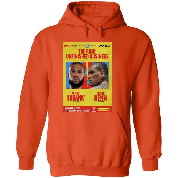 Chris Eubank Jr Vs Conor Benn 2 2025 Fight Poster Hoodie - Image 6