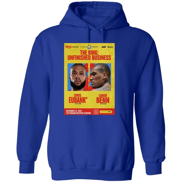 Chris Eubank Jr Vs Conor Benn 2 2025 Fight Poster Hoodie - Image 7