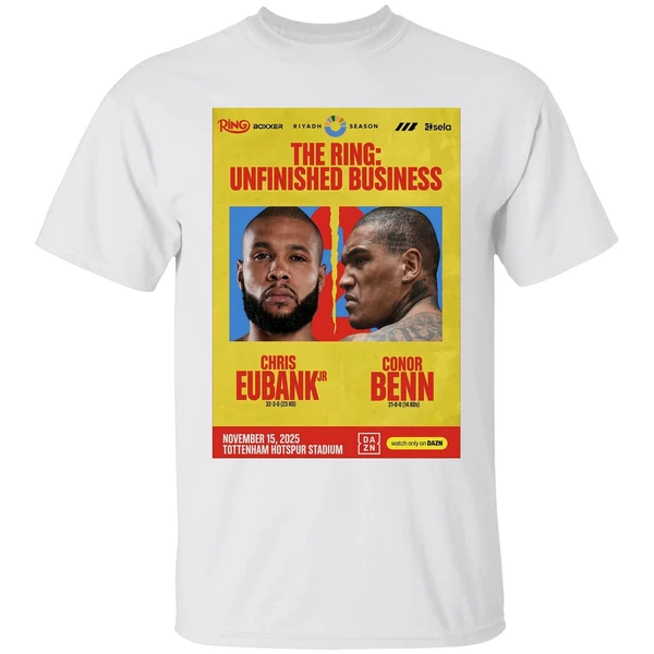Chris Eubank Jr Vs Conor Benn 2 2025 Fight Poster Shirt