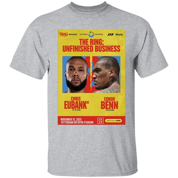 Chris Eubank Jr Vs Conor Benn 2 2025 Fight Poster Shirt - Image 6