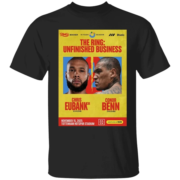 Chris Eubank Jr Vs Conor Benn 2 2025 Fight Poster Shirt - Image 7