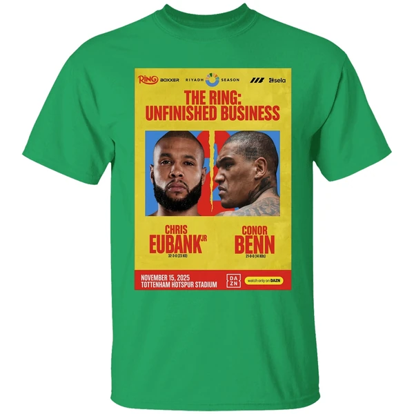Chris Eubank Jr Vs Conor Benn 2 2025 Fight Poster Shirt - Image 8