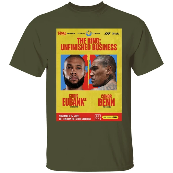 Chris Eubank Jr Vs Conor Benn 2 2025 Fight Poster Shirt - Image 9