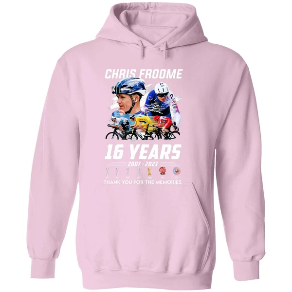 Chris Froome 16 Years 2007 2023 Thank You For The Memories Hoodie - Image 5