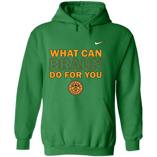 Christian Braun Mip What Can Braun For You Denver Nuggets Hoodie - Image 2