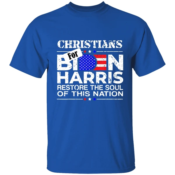 Christians For Biden Harris Restore The Soul Of This Nation Shirt - Image 7