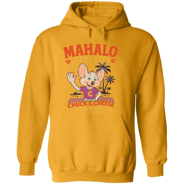 Chuck E Cheese Mahalo Pearl City 1994 2025 Hoodie
