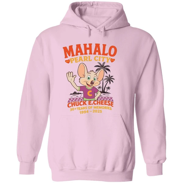 Chuck E Cheese Mahalo Pearl City 1994 2025 Hoodie - Image 5