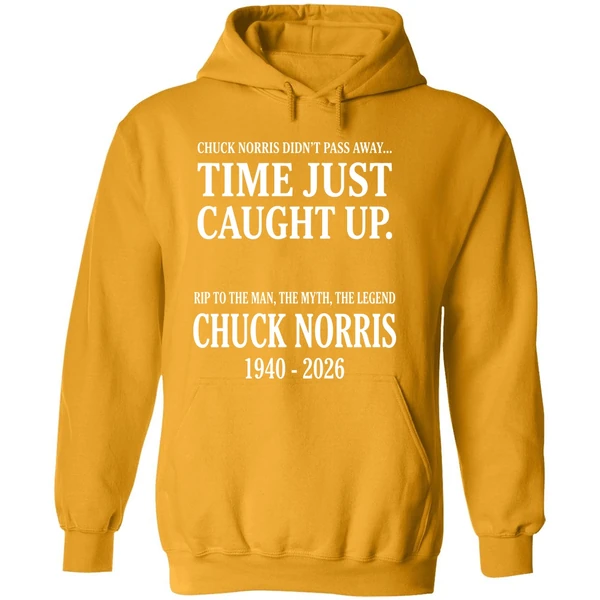 Chuck Norris Memorial Tribute Rip Legend 1940 2026 Hoodie
