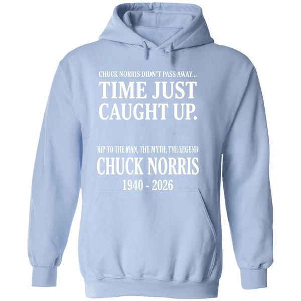 Chuck Norris Memorial Tribute Rip Legend 1940 2026 Hoodie - Image 4