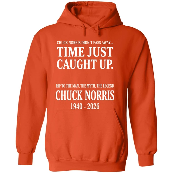 Chuck Norris Memorial Tribute Rip Legend 1940 2026 Hoodie - Image 6